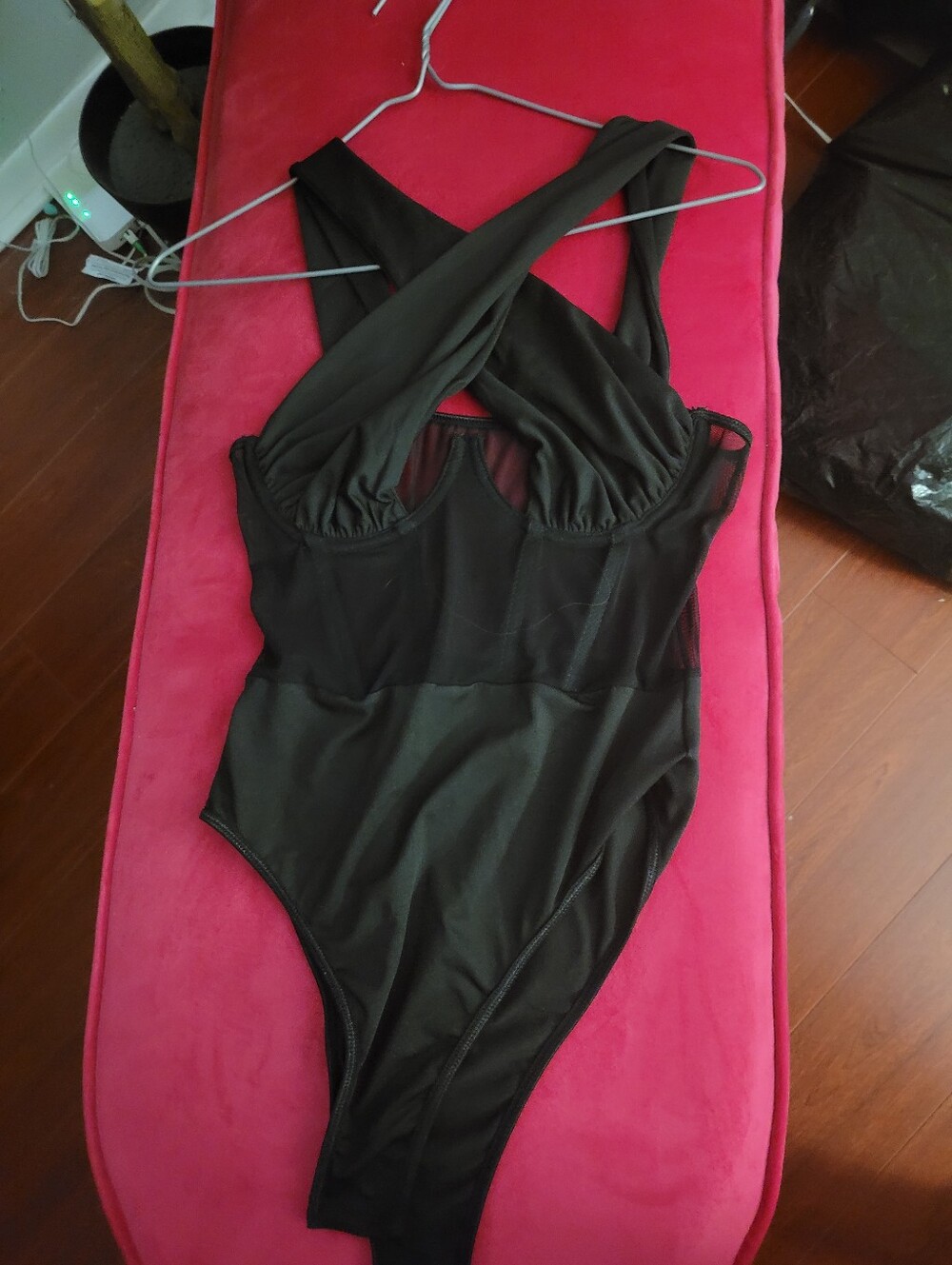 Black Cross-Back One-Piece Swimsuit - Women's Swim